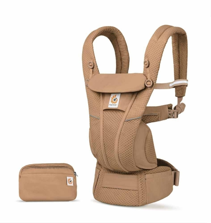 Ergobaby Omni Breeze rygsæk, Camel Brown i gruppen LEGETØJ, BØRN & BABY / Børnetekstiler / Bæresele og vikle hos TP E-commerce Nordic AB (C75338)