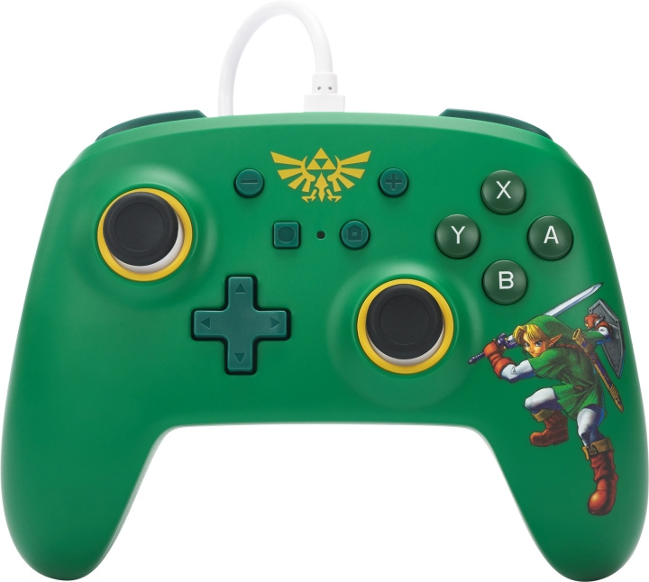 PowerA Kablet controller, Hyrule Defender, Switch i gruppen HJEMMEELEKTRONIK / Spilkonsoller og tilbehør / Nintendo Switch / Tilbehør hos TP E-commerce Nordic AB (C75386)