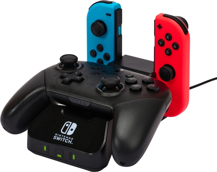 PowerA Controller-opladningsbase, Switch i gruppen HJEMMEELEKTRONIK / Spilkonsoller og tilbehør / Nintendo Switch / Tilbehør hos TP E-commerce Nordic AB (C75391)