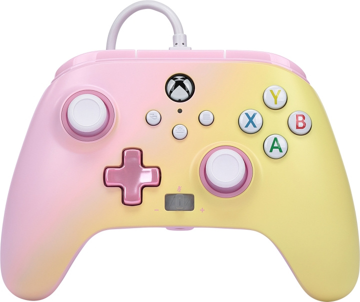 PowerA Enhanced Wired Controller, Pink Lemonade, Xbox i gruppen HJEMMEELEKTRONIK / Spilkonsoller og tilbehør / Xbox Series X hos TP E-commerce Nordic AB (C75394)