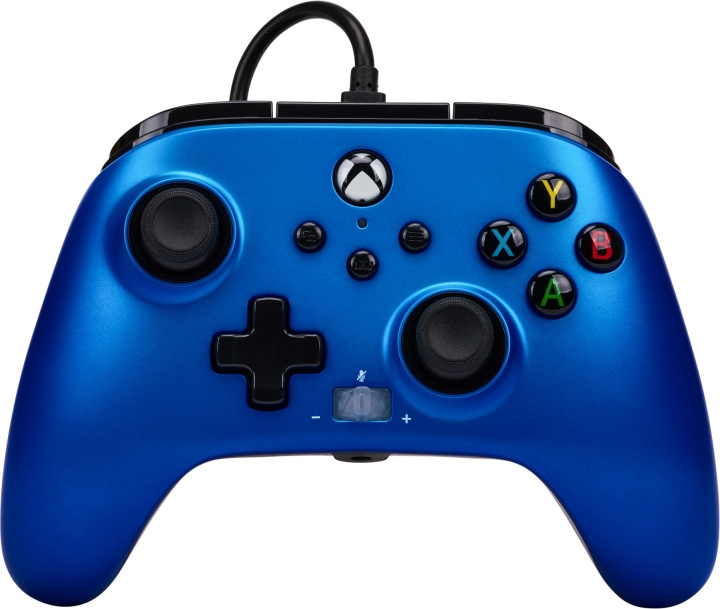 PowerA Enhanced Wired Controller, Sapphire Fade, Xbox i gruppen HJEMMEELEKTRONIK / Spilkonsoller og tilbehør / Xbox Series X hos TP E-commerce Nordic AB (C75395)