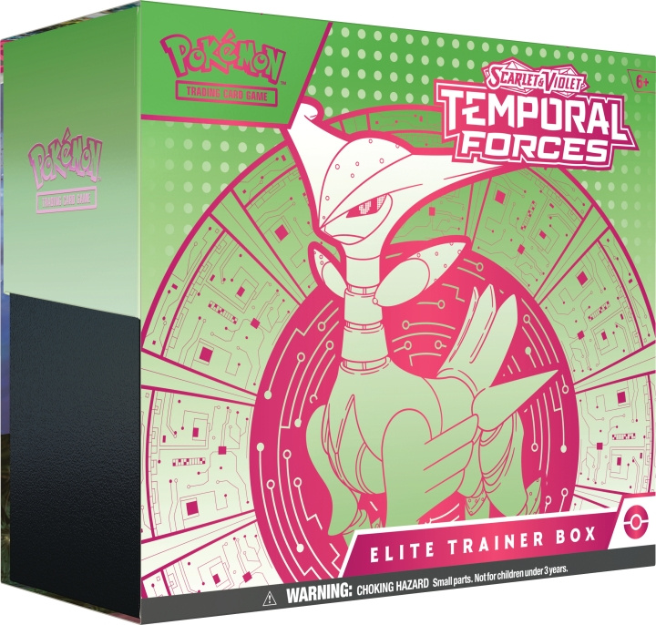 POKEMON Scarlet & Violet 5: Temporal Forces Elite Trainer Box samlekortsæt, Iron Thorns i gruppen LEGETØJ, BØRN & BABY / Legetøj / Legetøj hos TP E-commerce Nordic AB (C75416)