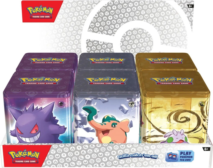 POKEMON Stacking Tin 2024 - æske med samlekort, sortiment i gruppen LEGETØJ, BØRN & BABY / Spil / Kortspil hos TP E-commerce Nordic AB (C75419)