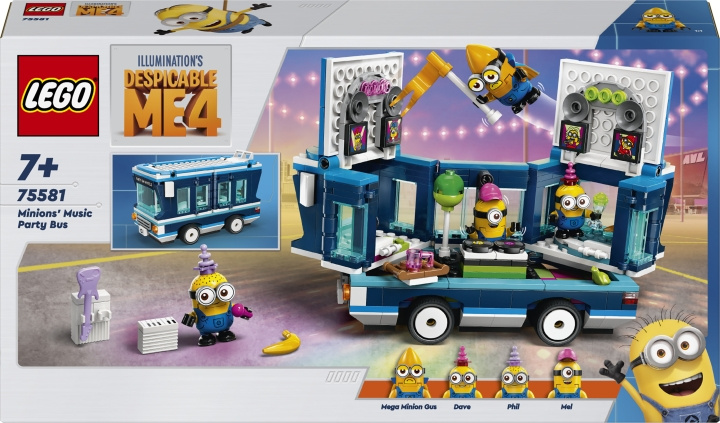 LEGO Minions 75581 - Kätyrias musikfestivalbus i gruppen LEGETØJ, BØRN & BABY / Legetøj / Bygge legesager / Lego hos TP E-commerce Nordic AB (C75430)