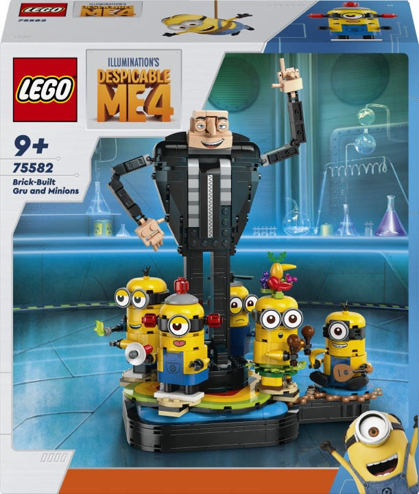 LEGO Minions 75582 - Gru og minions kan bygges med klodser i gruppen LEGETØJ, BØRN & BABY / Legetøj / Bygge legesager / Lego hos TP E-commerce Nordic AB (C75431)