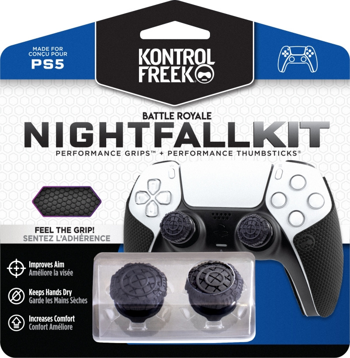 KontrolFreek Nightfall Kit Performance (PS5) i gruppen HJEMMEELEKTRONIK / Spilkonsoller og tilbehør / Sony PlayStation 5 hos TP E-commerce Nordic AB (C75450)