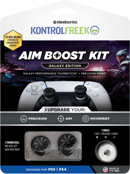 KontrolFreek Aim Boost-sæt - Galaxy Edition (PS4 / PS5) i gruppen HJEMMEELEKTRONIK / Spilkonsoller og tilbehør / Sony PlayStation 5 hos TP E-commerce Nordic AB (C75452)