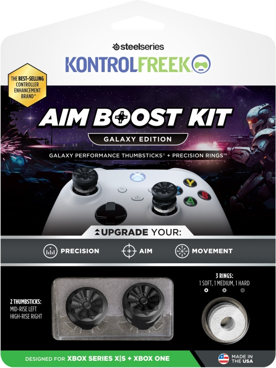 KontrolFreek Aim Boost Kit - Galaxy Edition (Xbox) i gruppen HJEMMEELEKTRONIK / Spilkonsoller og tilbehør / Xbox Series X hos TP E-commerce Nordic AB (C75453)