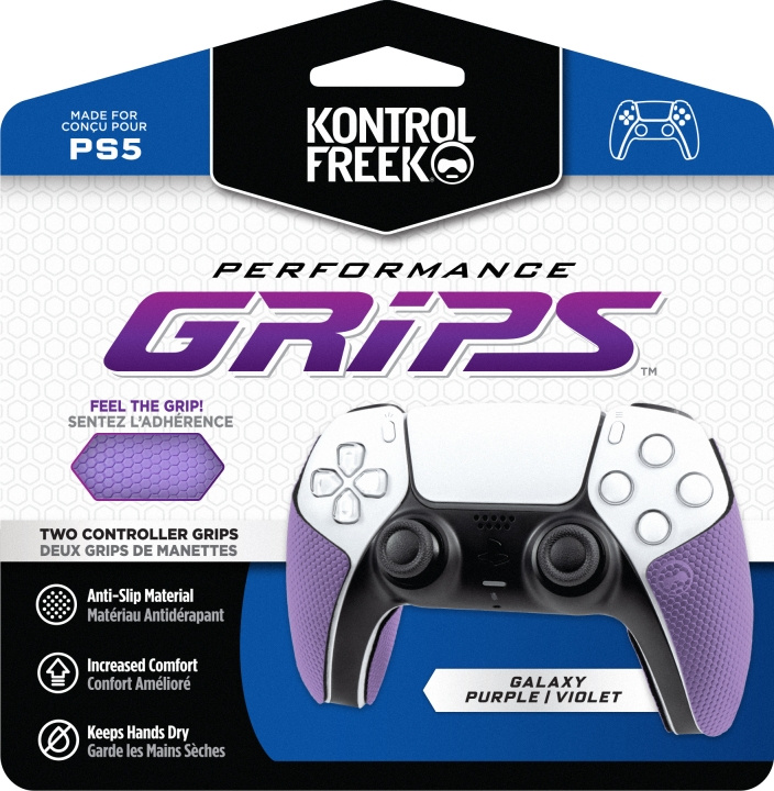 KontrolFreek Performance Grips, lilla (PS5) i gruppen HJEMMEELEKTRONIK / Spilkonsoller og tilbehør / Sony PlayStation 5 hos TP E-commerce Nordic AB (C75458)