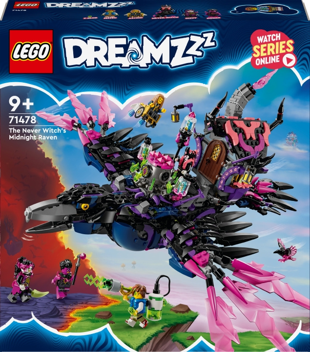 LEGO DREAMZzz 71478 - Mesterværk Midnatsravn i gruppen LEGETØJ, BØRN & BABY / Legetøj / Bygge legesager / Lego hos TP E-commerce Nordic AB (C75466)