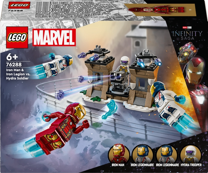 LEGO Super Heroes Marvel 76288 - Iron Man og Iron Legion vs i gruppen LEGETØJ, BØRN & BABY / Legetøj / Bygge legesager / Lego hos TP E-commerce Nordic AB (C75468)