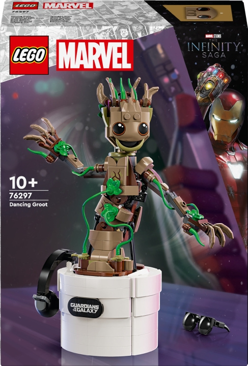 LEGO Super Heroes Marvel 76297 - Dansende Groot i gruppen LEGETØJ, BØRN & BABY / Legetøj / Bygge legesager / Lego hos TP E-commerce Nordic AB (C75469)