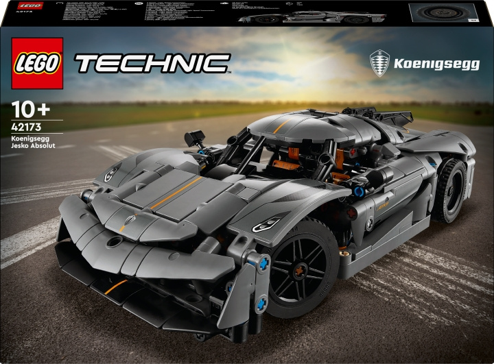 LEGO Technic 42173 - Grå hyperbil Koenigsegg Jesko Absolut i gruppen LEGETØJ, BØRN & BABY / Legetøj / Bygge legesager / Lego hos TP E-commerce Nordic AB (C75480)