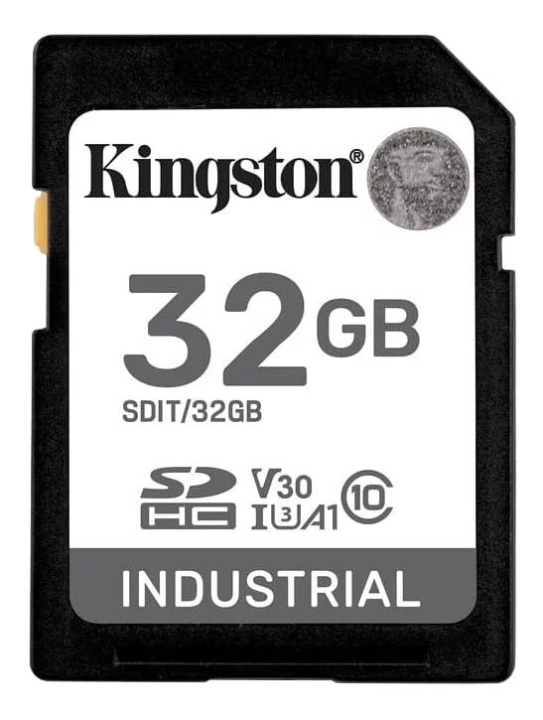 Kingston 32G SDHC Industrial pSLC Class10, UHS-I,U3,V30, A1 SD-Card i gruppen HJEMMEELEKTRONIK / Lagringsmedier / Hukommelseskort / SD/SDHC/SDXC hos TP E-commerce Nordic AB (C75502)