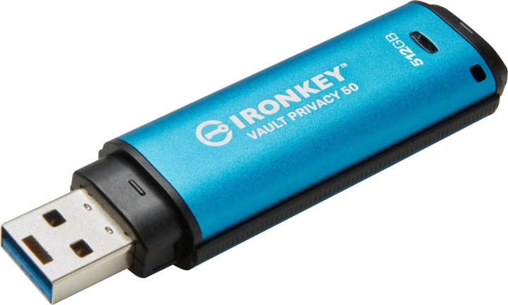 Kingston 512GB IronKey Vault Privacy 50 AES-256 Encrypted, FIPS 197 i gruppen HJEMMEELEKTRONIK / Lagringsmedier / USB-flash drev hos TP E-commerce Nordic AB (C75511)