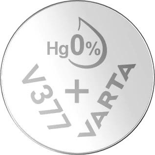 Varta V377/SR66 Silver Coin 2 Pack i gruppen HJEMMEELEKTRONIK / Batterier og opladere / Batterier / Knapcelle hos TP E-commerce Nordic AB (C75569)