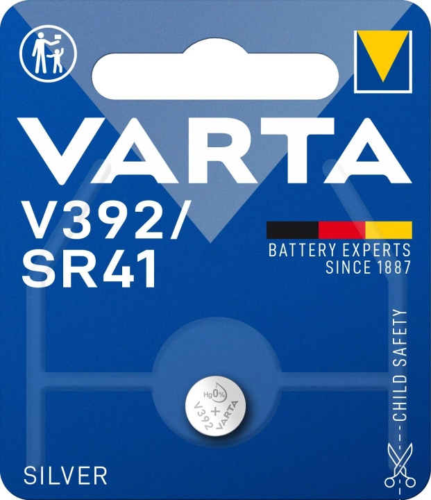 Varta V392/SR41 Silver Coin 1 Pack i gruppen HJEMMEELEKTRONIK / Batterier og opladere / Batterier / Knapcelle hos TP E-commerce Nordic AB (C75571)