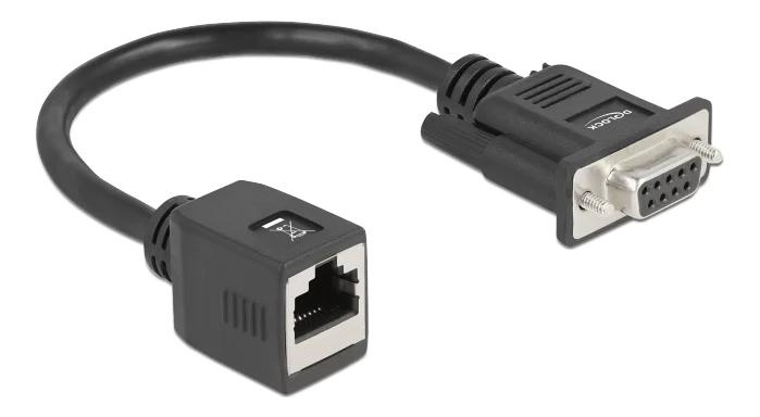 DeLOCK Serial RS-232/422/485 Adapter DB9 female to RJ45 jack i gruppen COMPUTERTILBEHØR / Kabler og adaptere / Øvrige computer kabler hos TP E-commerce Nordic AB (C75625)