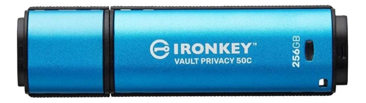 Kingston 256GB USB-C IronKey Vault Privacy 50C AES-256 Encrypted i gruppen HJEMMEELEKTRONIK / Lagringsmedier / USB-flash drev / Type C hos TP E-commerce Nordic AB (C75663)