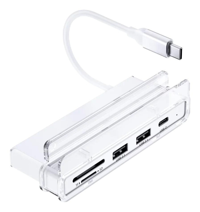 XtremeMac Hub usb-c for new imac m1, 6 ports (hdmi, sd/msd cards, 2 * i gruppen COMPUTERTILBEHØR / Computer Tilbehør / USB-hubs hos TP E-commerce Nordic AB (C75680)