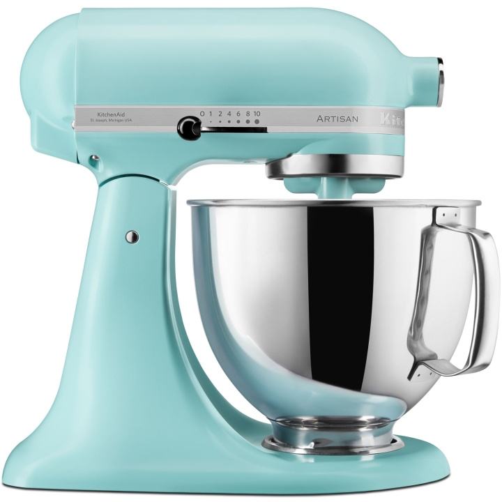 KitchenAid Köksmaskin 4.8L STAND MIXER 5KSM125EMI Mineral Water i gruppen HJEM, HUS & HAVE / Husholdningsapparater / Foodprocessor og køkkenassistenter / Køkkenassistenter og tilbehør hos TP E-commerce Nordic AB (C75707)