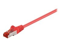 Goobay CAT 6 S/FTP CU 20m Red i gruppen COMPUTERTILBEHØR / Kabler og adaptere / Netværkskabler hos TP E-commerce Nordic AB (C75753)