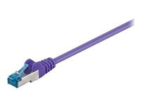 Goobay CAT 6a SFTP, PiMF 25cm Netværkskabel Lilla i gruppen COMPUTERTILBEHØR / Kabler og adaptere / Netværkskabler / Cat6 hos TP E-commerce Nordic AB (C75756)