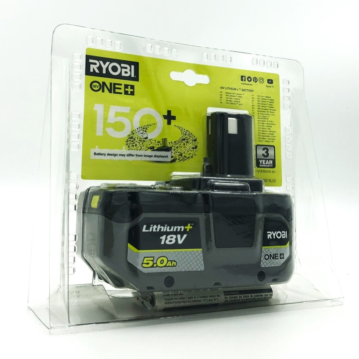 Ryobi RB18L50 Akku 18 V/5,0 Ah Lithium+ i gruppen HJEM, HUS & HAVE / Værktøj / Batterier til håndværktøj hos TP E-commerce Nordic AB (C75760)