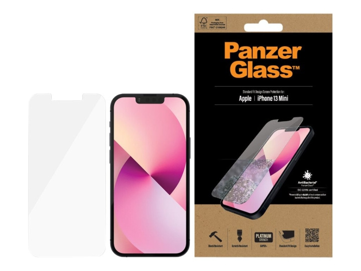 PanzerGlass Skærmbeskytter Transparent Apple iPhone 13 mini i gruppen SMARTPHONES & TABLETS / Mobil Beskyttelse / Apple / iPhone 13 Mini hos TP E-commerce Nordic AB (C75764)