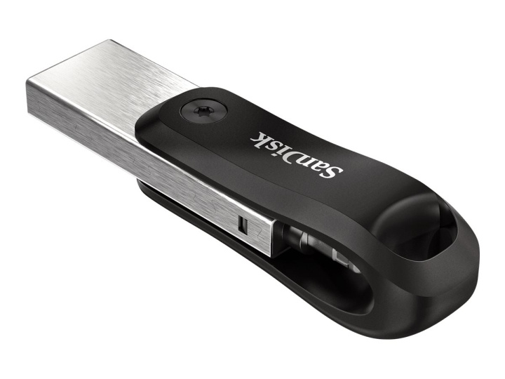 SanDisk iXpand Go 64GB USB 3.0 / Apple Lightning Sort Sølv i gruppen HJEMMEELEKTRONIK / Lagringsmedier / USB-flash drev / USB 3.0 hos TP E-commerce Nordic AB (C75780)