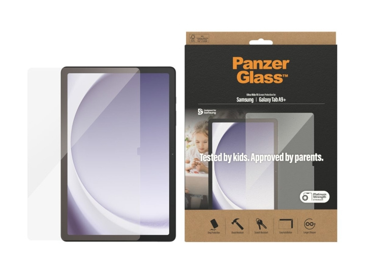 PanzerGlass Skærmbeskytter Transparent Samsung Galaxy Tab A9+ i gruppen SMARTPHONES & TABLETS / Tablet beskyttelse / Samsung tablets hos TP E-commerce Nordic AB (C75786)