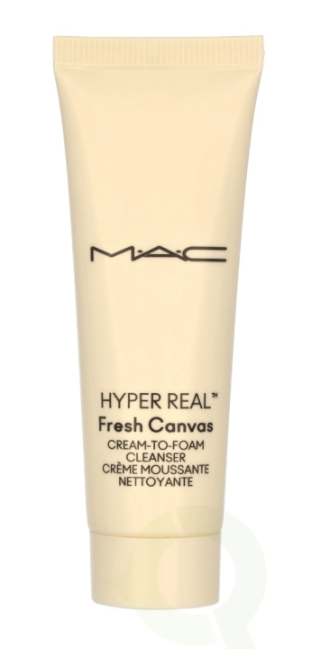 MAC Hyper Real Fresh Canvas Cream-To-Foam Cleanser 30 ml i gruppen SKØNHED & HELSE / Hudpleje / Ansigt / Rengøring hos TP E-commerce Nordic AB (C75919)