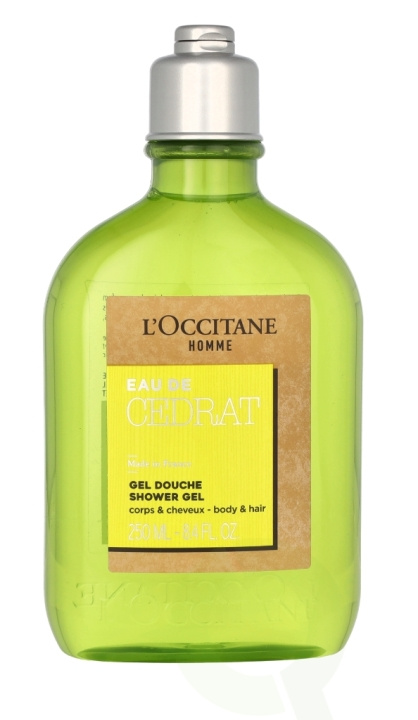 L\'Occitane Homme Eau De Cedrat Shower Gel 250 ml i gruppen SKØNHED & HELSE / Hår og styling / Hårpleje / Shampoo hos TP E-commerce Nordic AB (C76025)