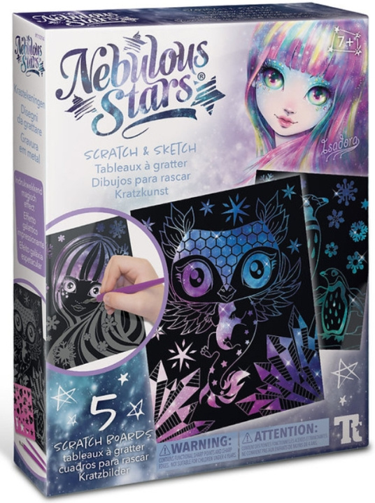 Nebulous Stars Scratch & Sketch papsæt i gruppen LEGETØJ, BØRN & BABY / Legetøj / Hobbyartikler hos TP E-commerce Nordic AB (C76115)