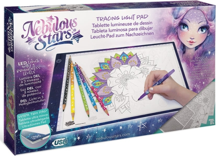 Nebulous Stars Tracing Light Pad - tegneblok i gruppen LEGETØJ, BØRN & BABY / Legetøj / Tegne og tælle hos TP E-commerce Nordic AB (C76118)