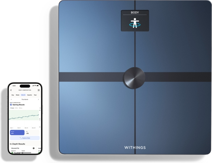 Withings Body Smart Black kropsanalysevægt med wifi-forbindelse i gruppen SKØNHED & HELSE / Helse / Badevægte hos TP E-commerce Nordic AB (C76129)