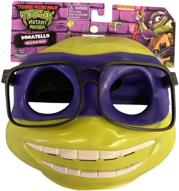 Teenage Mutant Ninja Turtles: Mutant Mayhem Donatello - naamio i gruppen LEGETØJ, BØRN & BABY / Legetøj / Udklædning hos TP E-commerce Nordic AB (C76153)