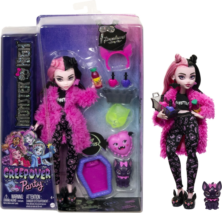 Monster High Creepover Party Draculaura - modedukke i gruppen LEGETØJ, BØRN & BABY / Legetøj / Docks og tilbehør hos TP E-commerce Nordic AB (C76157)