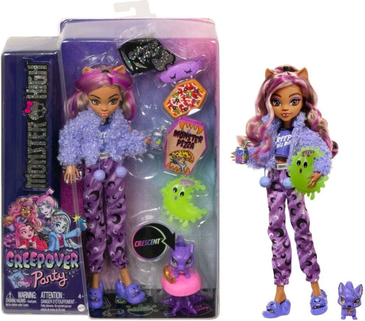 Monster High Creepover Party Clawdeen - modedukke i gruppen LEGETØJ, BØRN & BABY / Legetøj / Docks og tilbehør hos TP E-commerce Nordic AB (C76158)