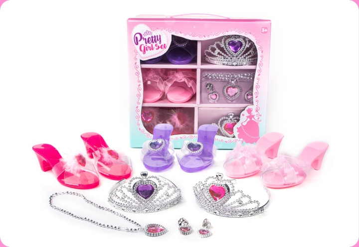 Techwo Pretty Girl Set - udklædningssæt i gruppen LEGETØJ, BØRN & BABY / Legetøj / Udklædning hos TP E-commerce Nordic AB (C76179)