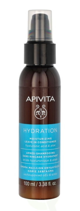 Apivita Hydration Moisturizing Leave In Conditoner 100 ml Hyaluronic Acid & Aloe i gruppen SKØNHED & HELSE / Hår og styling / Hårpleje / Balsam spray / kur hos TP E-commerce Nordic AB (C76316)