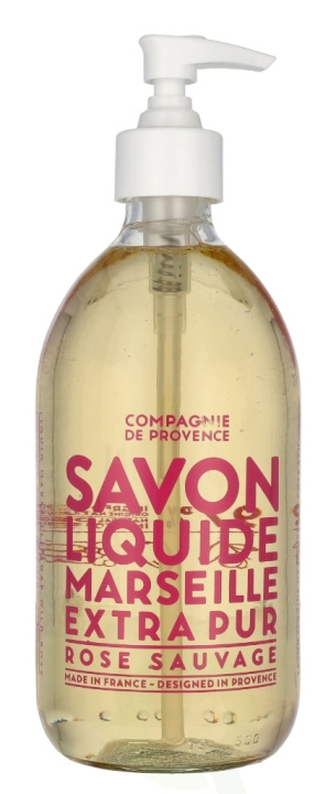 Compagnie De Provence Marseille Liquid Soap 495 ml Wild Rose i gruppen SKØNHED & HELSE / Hudpleje / Kropspleje / Bad & brusecreme hos TP E-commerce Nordic AB (C76350)