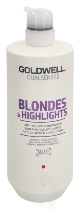 Goldwell Dualsenses Blonde&Highlight Anti-Yellow Conditioner 1000 ml Anti-Yellow i gruppen SKØNHED & HELSE / Hår og styling / Hårpleje / Balsam hos TP E-commerce Nordic AB (C76423)