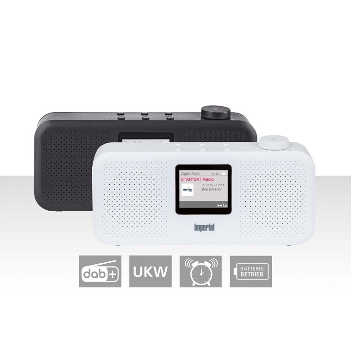 imperial DABMAN 16 DAB+ / FM Stereo Radio Hvid i gruppen HJEMMEELEKTRONIK / Lyd & billede / Hjemmebiograf, HiFi & Bærbar / Radio og vækkeure / Radio hos TP E-commerce Nordic AB (C76561)