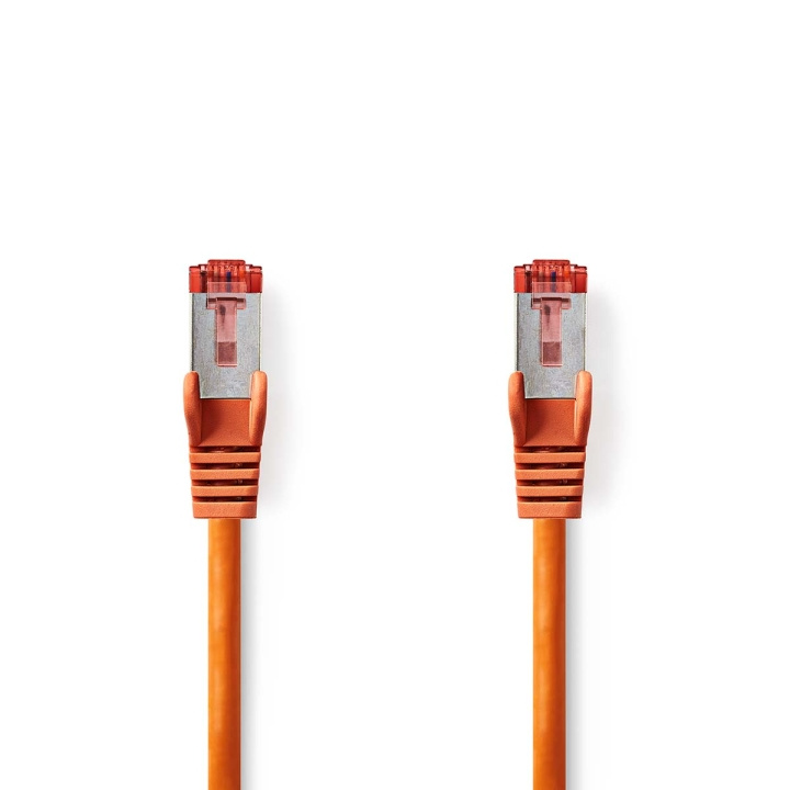 Nedis Kat 6 kabel | RJ45 Han | RJ45 Han | S/FTP | 0.25 m | Runde | LSZH | Orange | Label i gruppen COMPUTERTILBEHØR / Kabler og adaptere / Netværkskabler / Cat6 hos TP E-commerce Nordic AB (C76585)