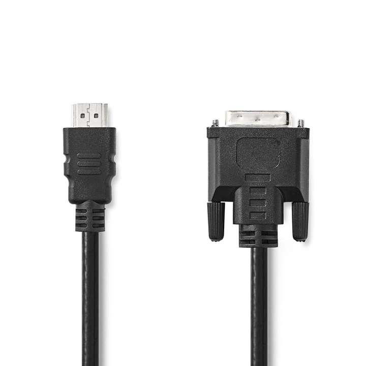 Nedis HDMI™ kabel | HDMI™ Stik | DVI-D 24 + 1-pin han | 1080p | Nikkelplateret | 3.00 m | Lige | PVC | Sort | Label i gruppen HJEMMEELEKTRONIK / Kabler og adaptere / HDMI / Kabler hos TP E-commerce Nordic AB (C76611)