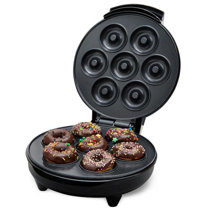 Champion Donut Maker Ceramic 7 Munkar 700W DM400 Svart i gruppen HJEM, HUS & HAVE / Husholdningsapparater / Øvrige husholdningsapparater hos TP E-commerce Nordic AB (C76760)