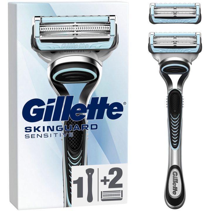 Gillette Rakblad Skinguard 2st rakblad i gruppen SKØNHED & HELSE / Hår og styling / Barbering og trimning / Barberskraber og tilbehør hos TP E-commerce Nordic AB (C76779)