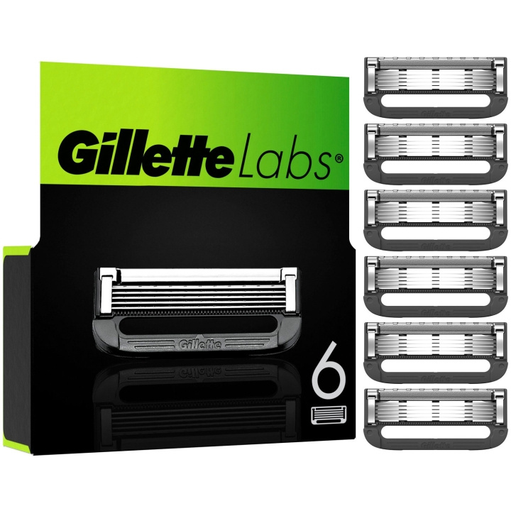 Gillette Rakblad Labs 6st i gruppen SKØNHED & HELSE / Hår og styling / Barbering og trimning / Barberskraber og tilbehør hos TP E-commerce Nordic AB (C76785)