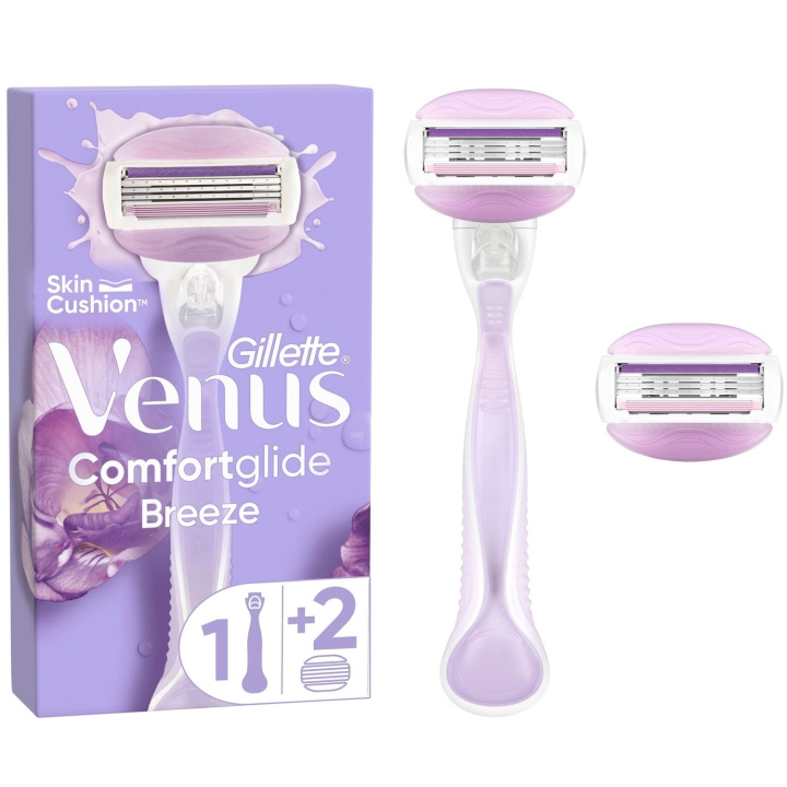 Gillette Rakhyvel Venus Comfortglide Breeze 2st rakblad i gruppen SKØNHED & HELSE / Hår og styling / Barbering og trimning / Barberskraber og tilbehør hos TP E-commerce Nordic AB (C76787)